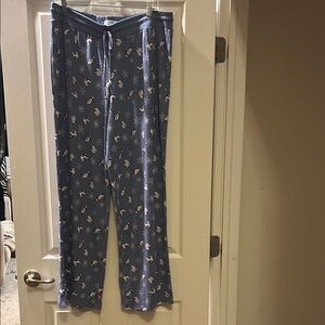 Maurice’s Blue Pajama Pants with Polar Bear & Snowflake Print